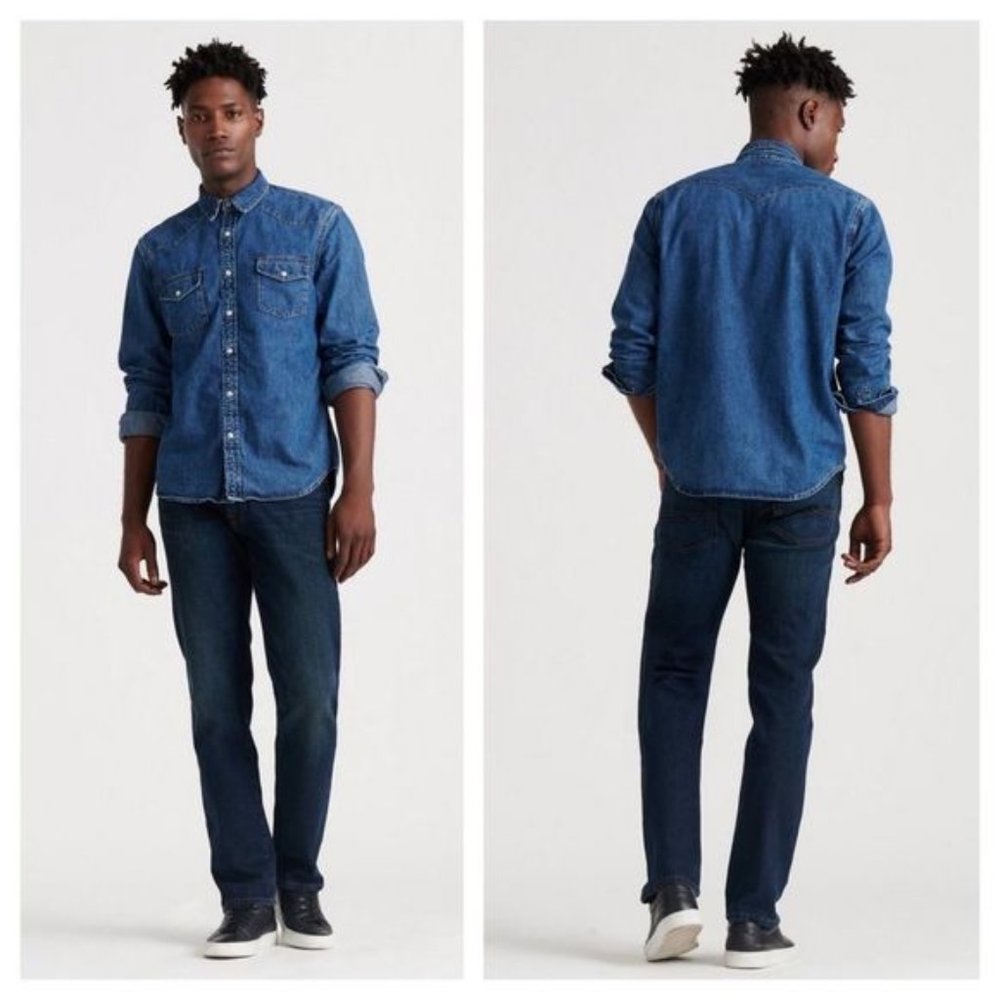 Lucky Brand?221 Slim Straight Button Fly Jeans